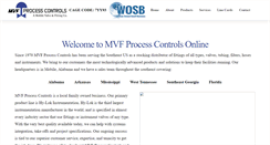 Desktop Screenshot of mvfprocesscontrols.com