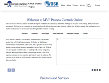 Tablet Screenshot of mvfprocesscontrols.com